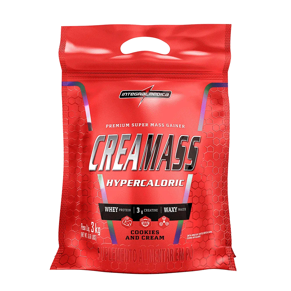 Creamass Hipercalorico con Creatina 3Kg Integral Medica 