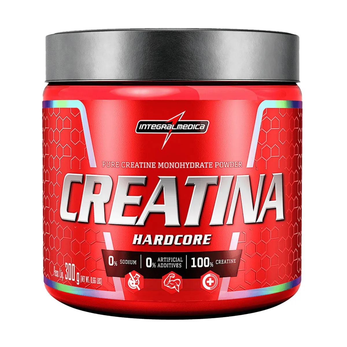 Creatina Hardcore integral medica 300g 