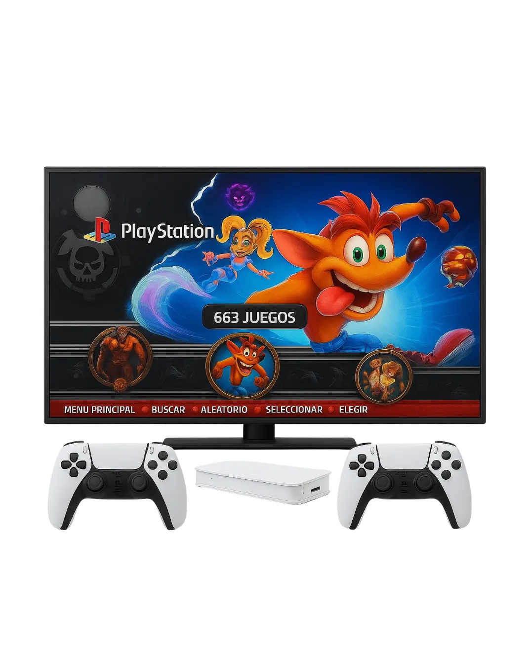 Game Stick M15 PRO MAX – Consola Retro +21.000 Juegos con 650 Juegos PS1 y Mandos Tipo PS5