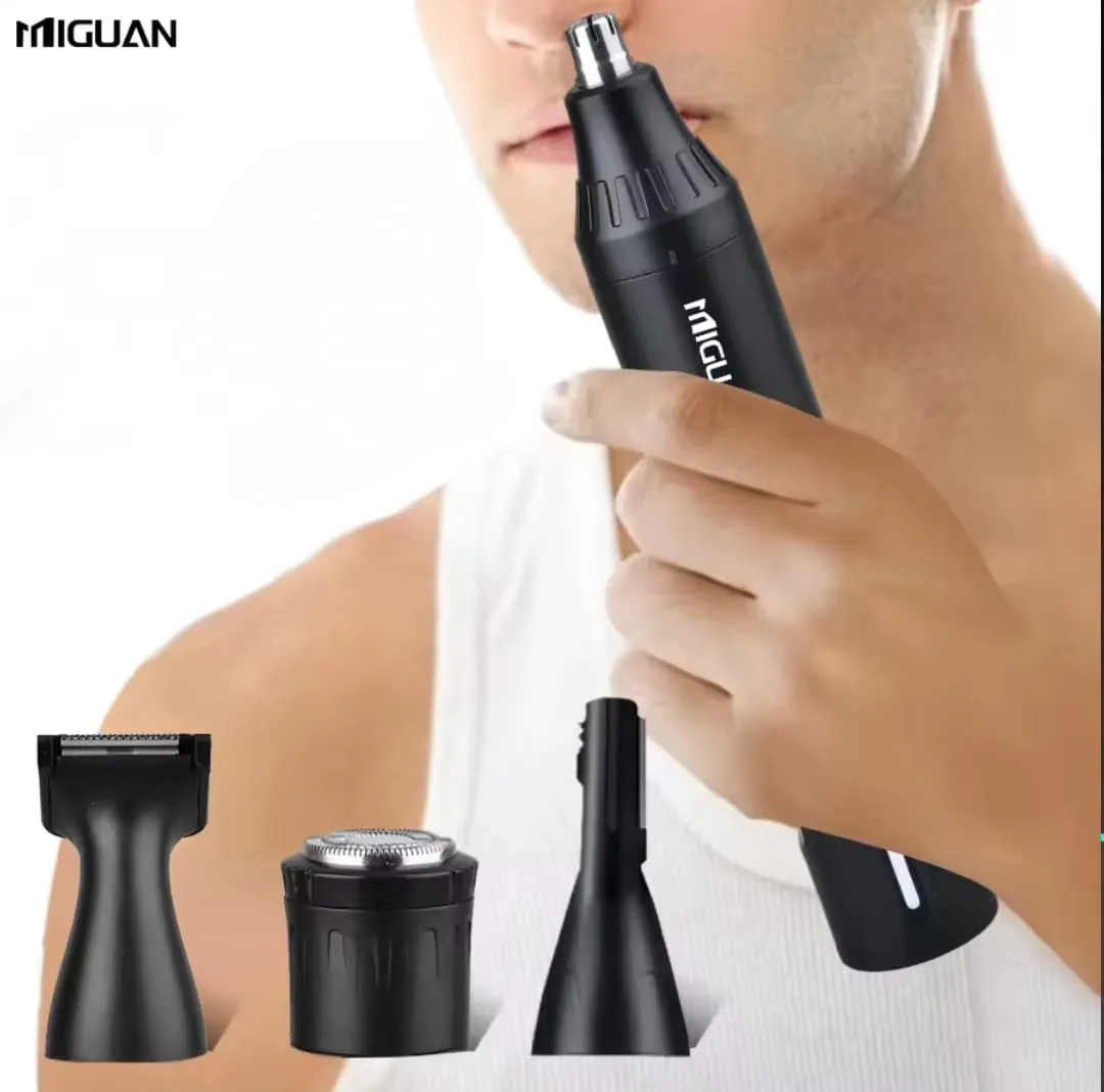 Kit de Aseo Masculino MIGUAN 4 en 1 | Recargable por USB