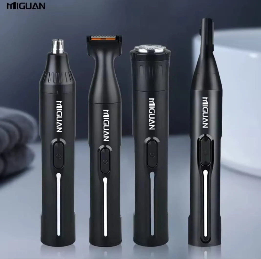 Kit de Aseo Masculino MIGUAN 4 en 1 | Recargable por USB