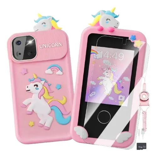 Teléfono Inteligente de Juguete para Niños – Cámara HD, Juegos Educativos y Aprendizaje Interactivo