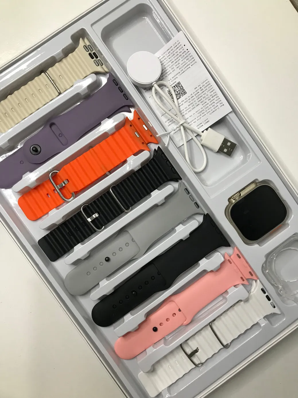 Cofre 8 en 1 Smartwatch Serie Premium + Accesorios | Compatible con iOS y Android