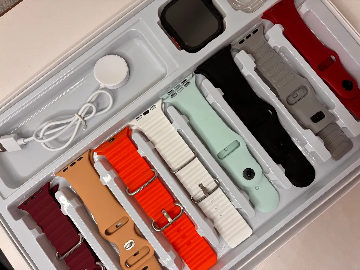 Cofre 8 en 1 Smartwatch Serie Premium + Accesorios | Compatible con iOS y Android