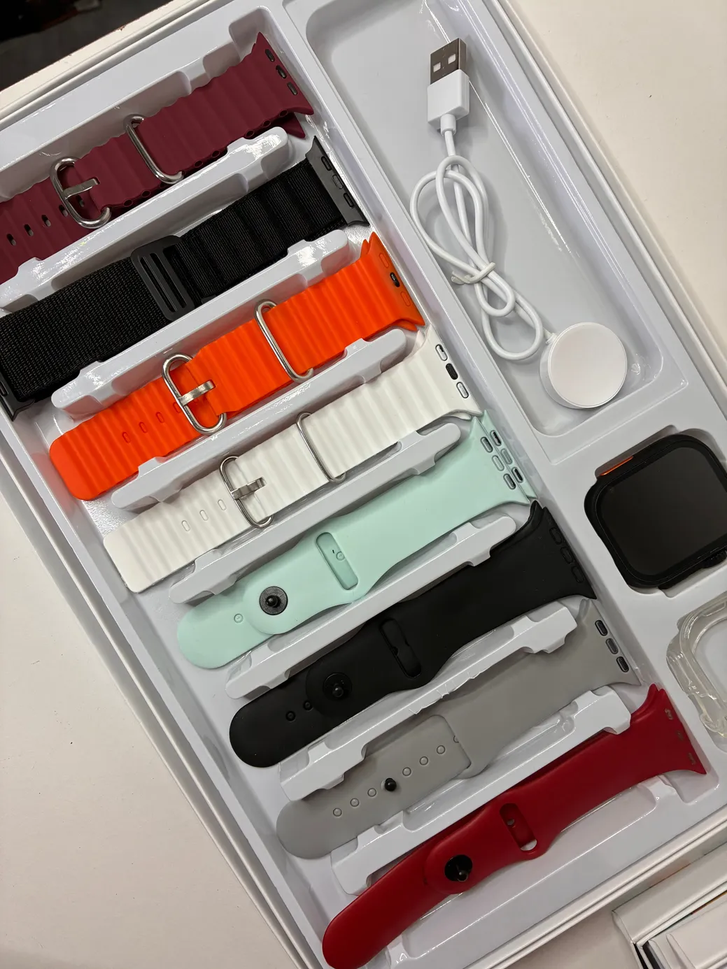 Cofre 8 en 1 Smartwatch Serie Premium + Accesorios | Compatible con iOS y Android