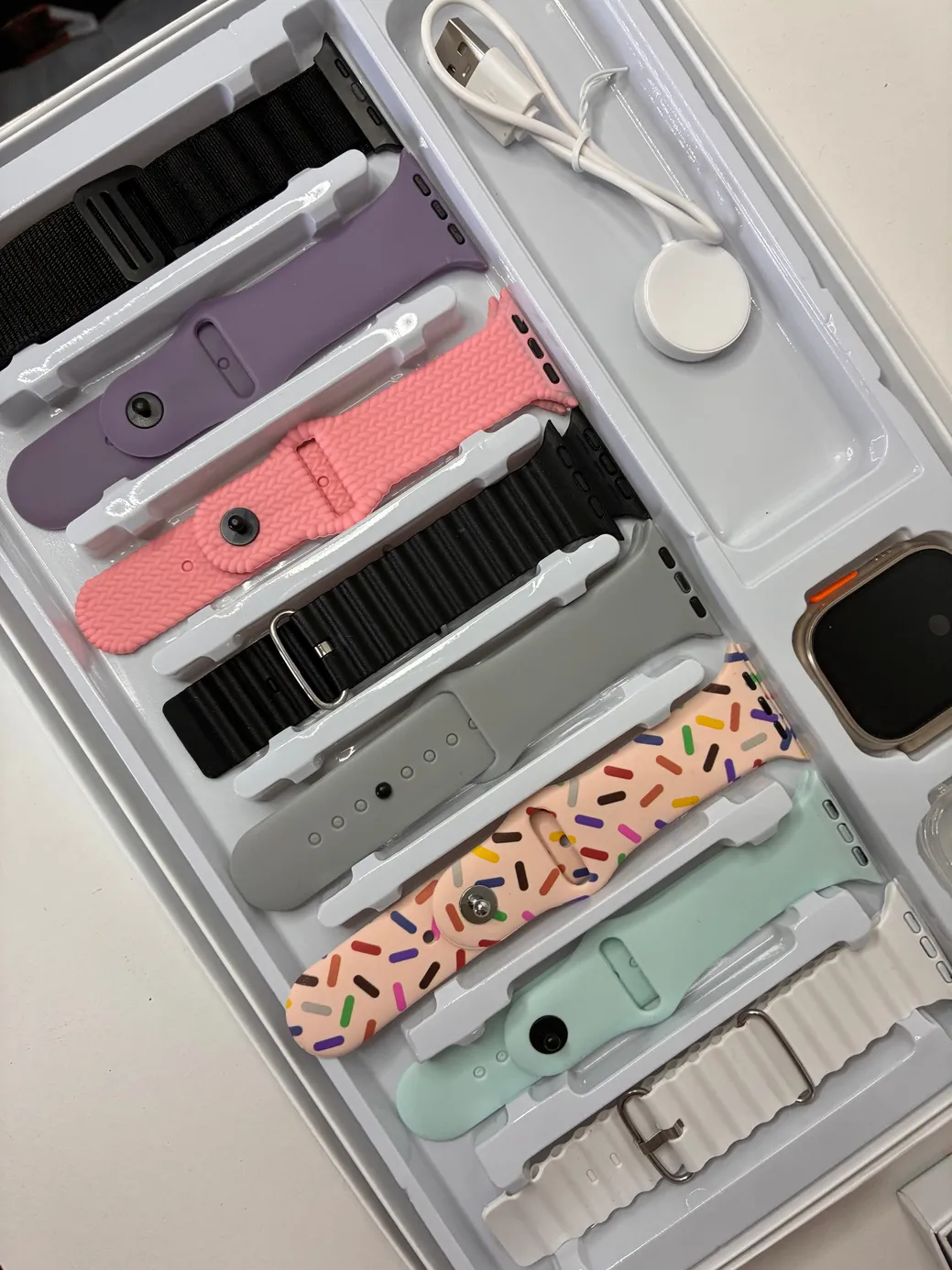 Cofre 8 en 1 Smartwatch Serie Premium + Accesorios | Compatible con iOS y Android