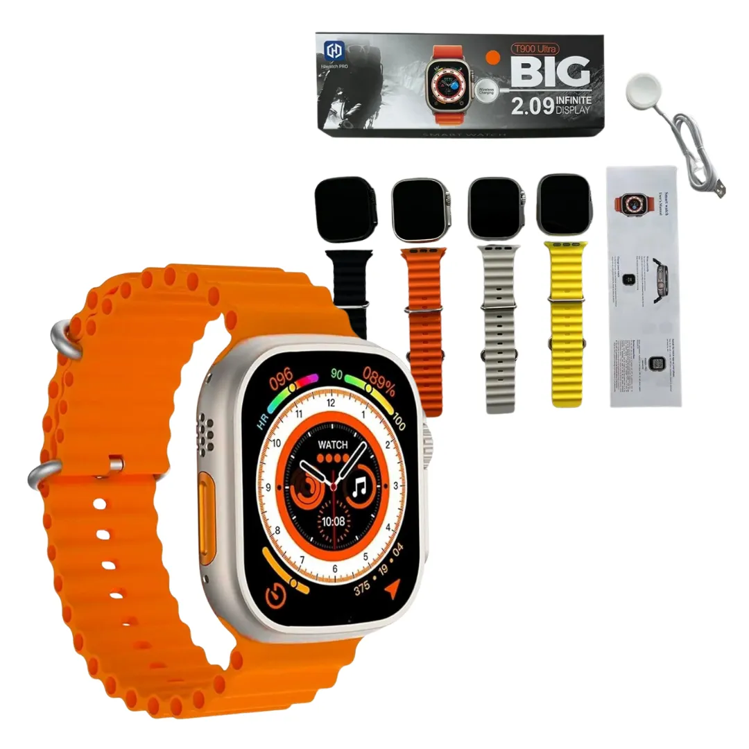 Smartwatch T900 Ultra 2 Bisel Plata