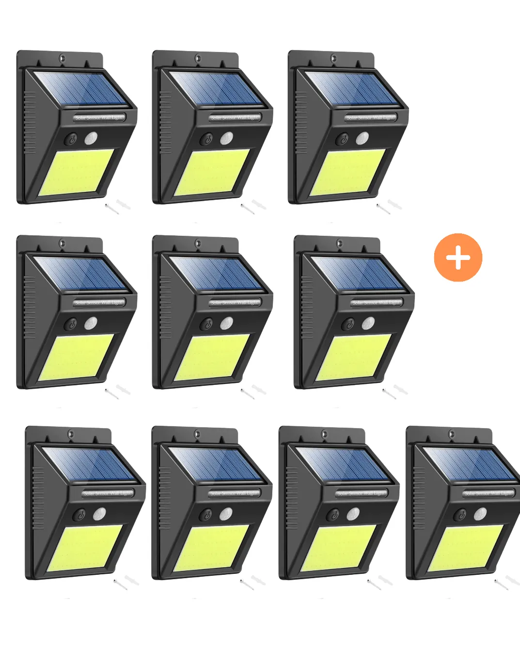 Foco Luz Led Solar Exterior Con Sensor De Movimiento 48 Led / Fotocélula