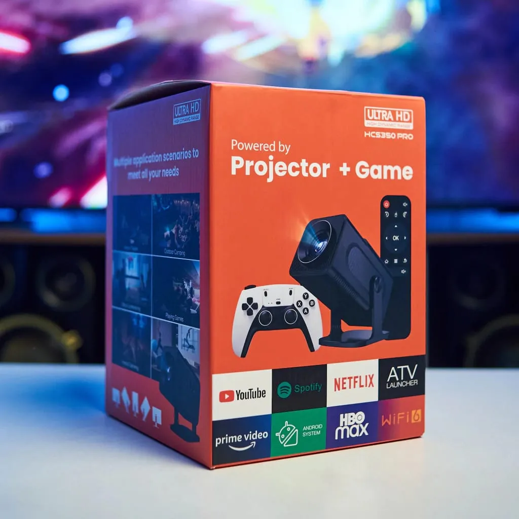 Proyector Gaming HSC 350 PRO – Potencia y Rendimiento para Jugadores