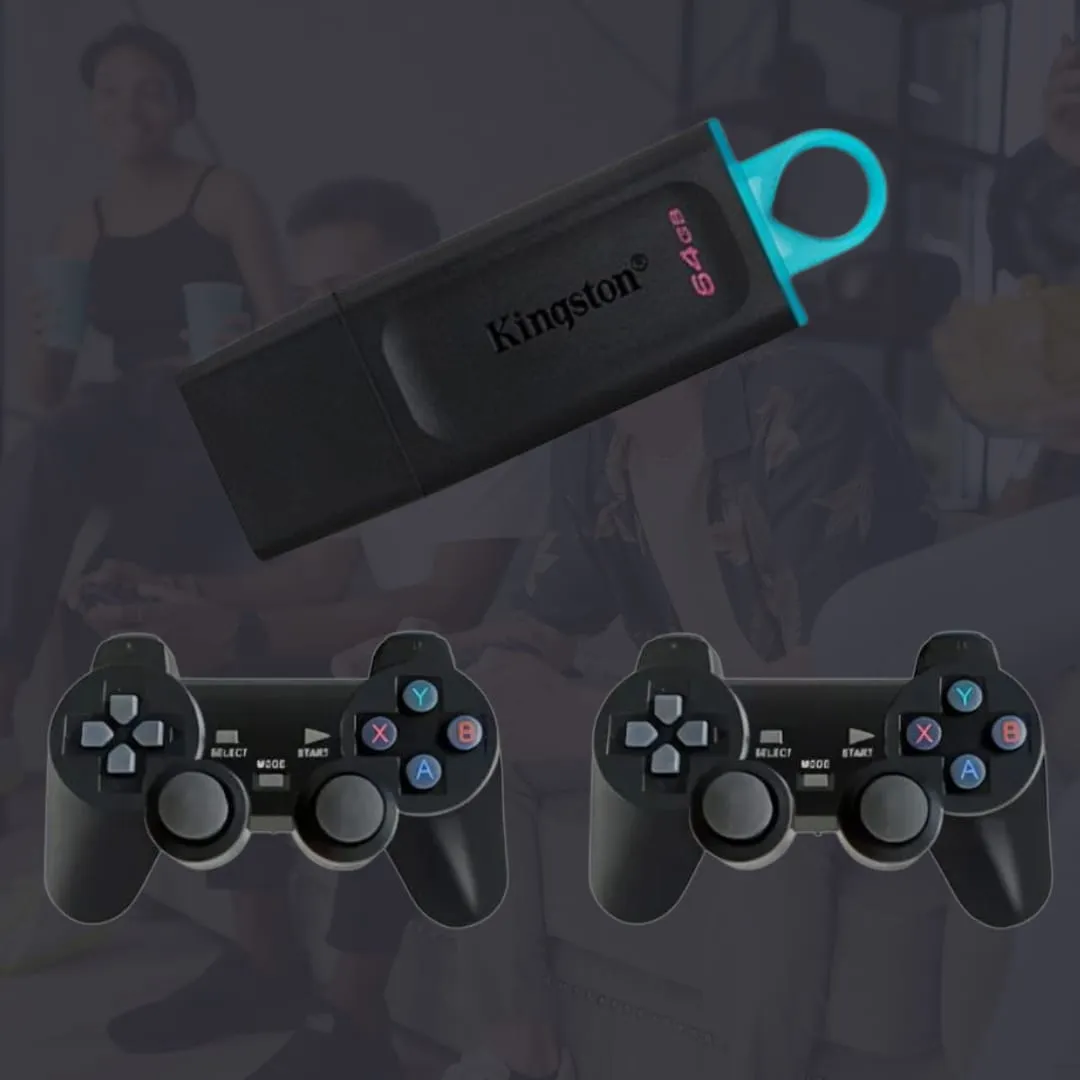 Pendrive Retro Gamer 64GB con +30.000 Juegos – Emuladores PSP, PS1, N64 y Dreamcast