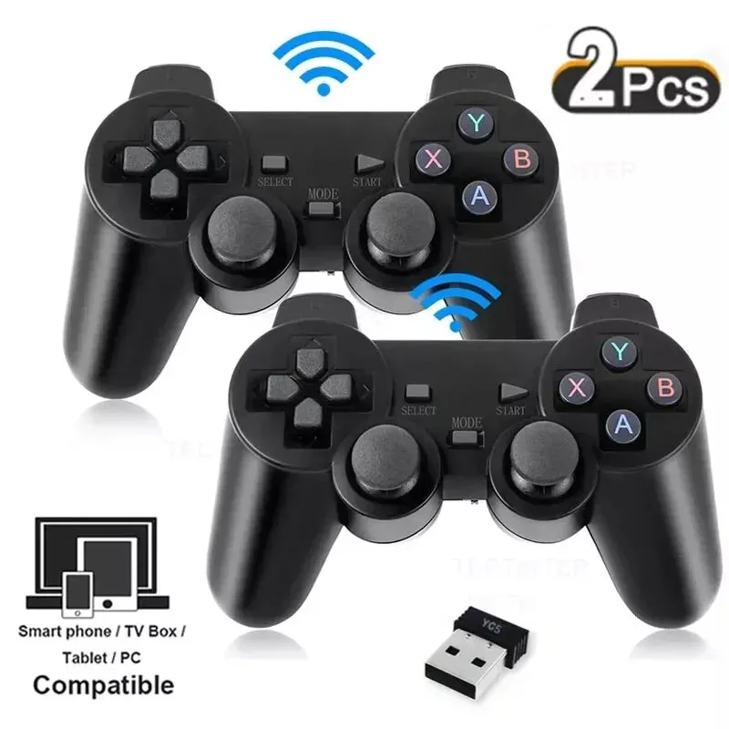 Mandos Inalámbricos Genéricos Estilo PS2 – Compatibles con PC, Android TV y Consolas Retro (GD10/M8/G5/G11 Pro)