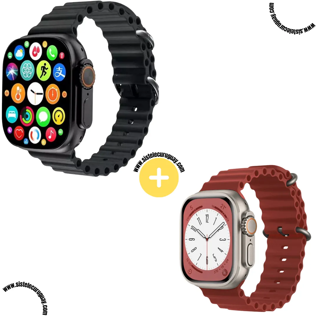 2 Smartwatch T900 Ultra 2 | Serie 9 con Llamadas, Salud, Música y Notificaciones Inteligentes