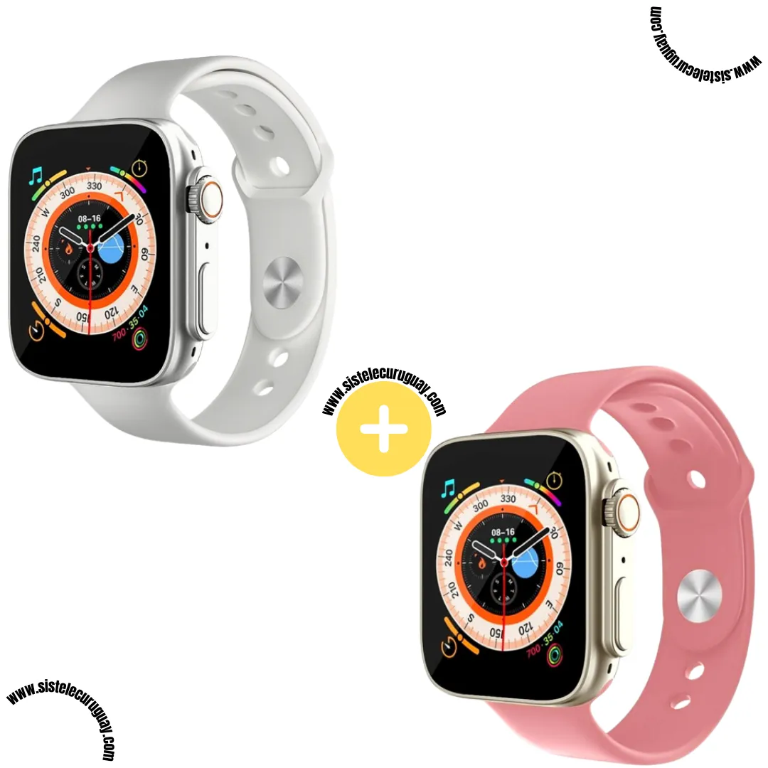 Pack x2 Smart Bracelet D20 Ultra con Monitor Cardíaco, Funciones Deportivas y Notificaciones | Compatible iOS y Android