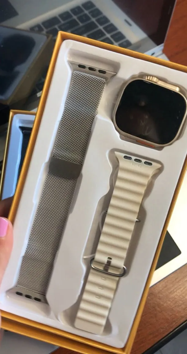 Smartwatch HK9 Ultra Max Serie 9 con dos Mallas | Llamadas, Salud y Notificaciones Inteligentes