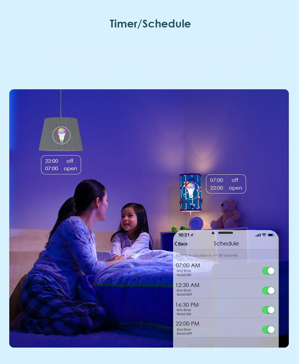 Lampara inteligente de 15 watts