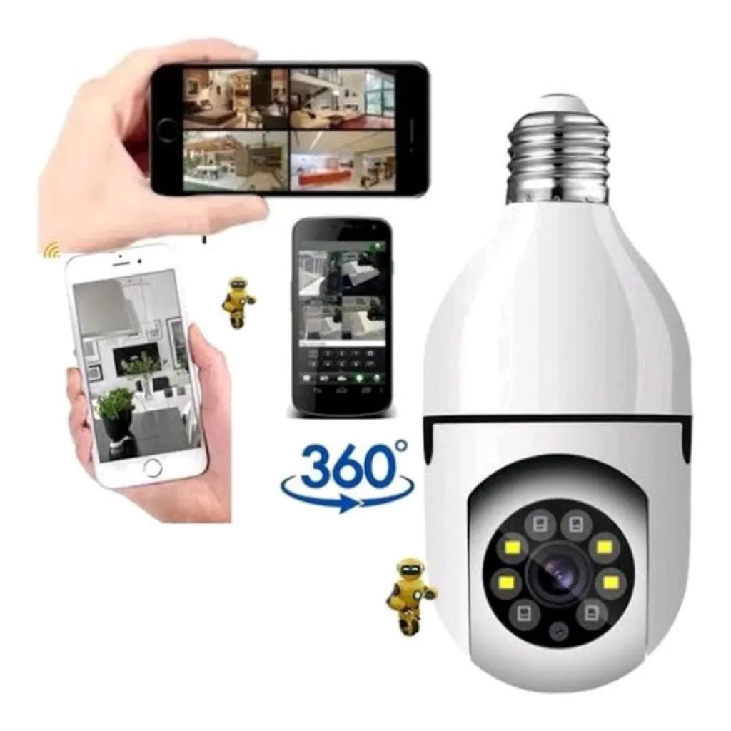 Camara E27 Ip Wifi 360