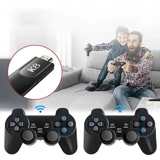 Game Stick GD10 – Consola Retro 4K con +48.000 Juegos Preinstalados y 40 Emuladores | Incluye 2 Joysticks Inalámbricos