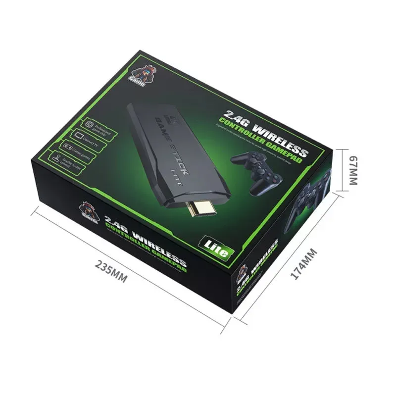 Game Stick M8 PLUS MAX – Consola Retro +21.000 Juegos con 650 Juegos PS1 y Mandos Inalámbricos