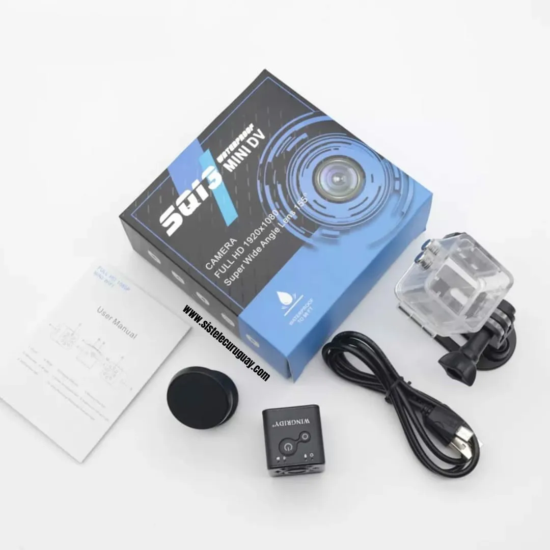 Mini Cámara Inalámbrica SQ13 WiFi Full HD 1080p – Sumergible con Visión Nocturna y Grabación en Bucle