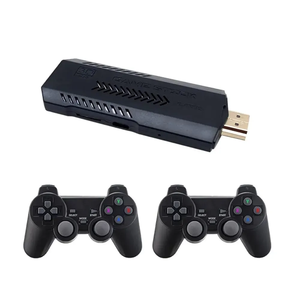 Game Stick X2 – Consola Retro con +40.000 Juegos Preinstalados y 40 Emuladores | Incluye 2 Mandos Inalámbricos