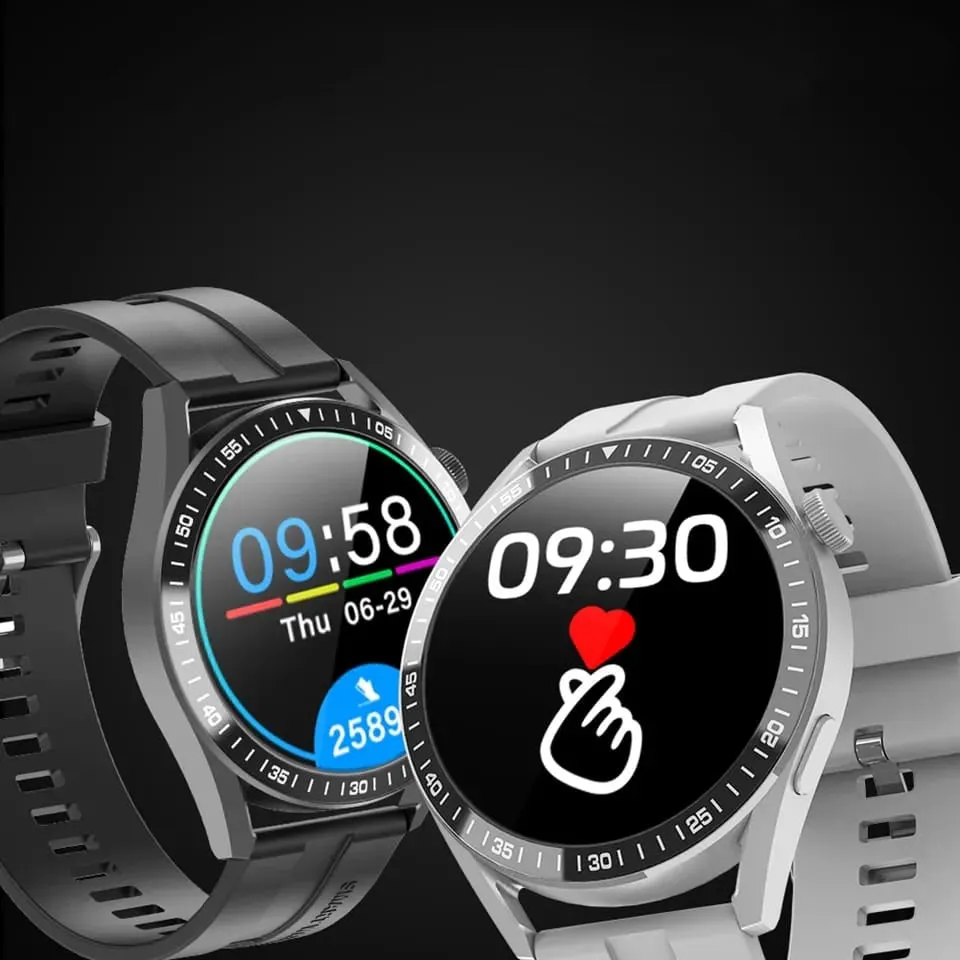 Smartwatch Circular WH8 | Con Llamadas, Notificaciones y Control de Salud Completo