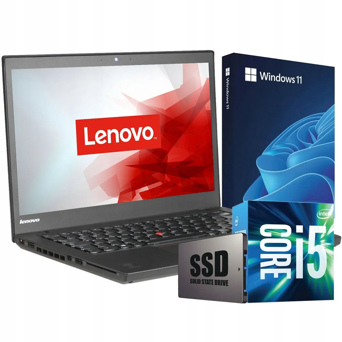 Notebook Lenovo Core i5 2.7GHz, 8GB, 240GB SSD, 14", Windows 11 Pro
