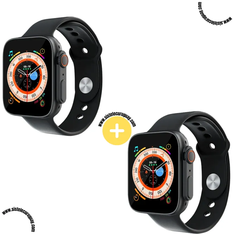 Pack x2 Smart Bracelet D20 Ultra con Monitor Cardíaco, Funciones Deportivas y Notificaciones | Compatible iOS y Android