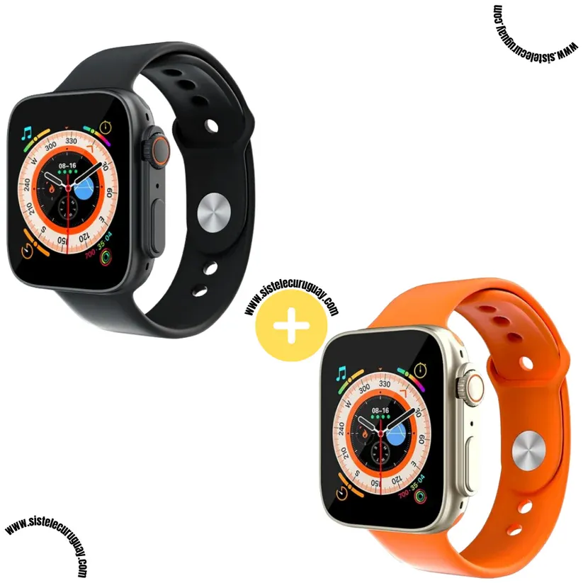 Pack x2 Smart Bracelet D20 Ultra con Monitor Cardíaco, Funciones Deportivas y Notificaciones | Compatible iOS y Android