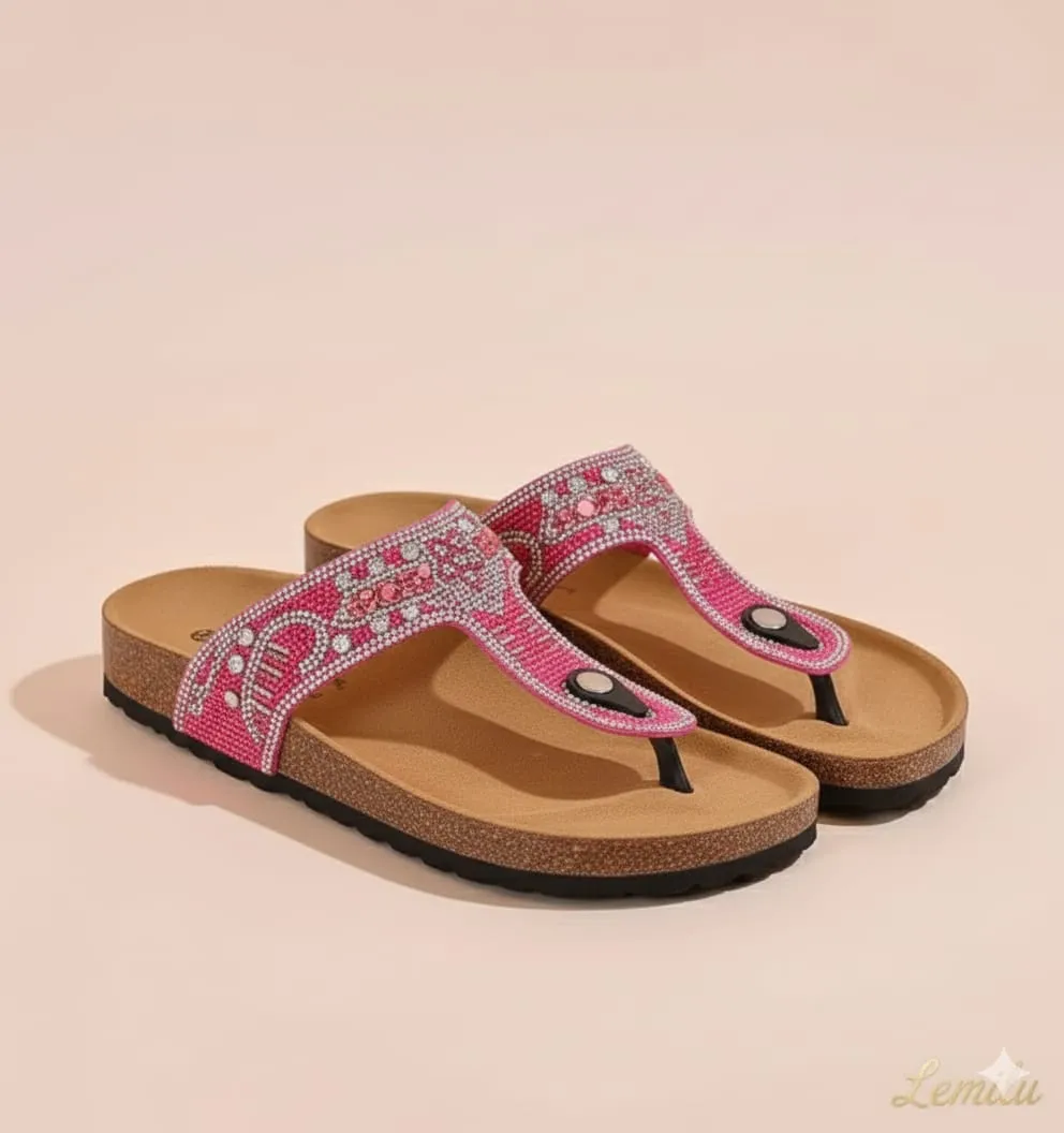 Sandalias Italianas Firenze - Brillo Boho Chic