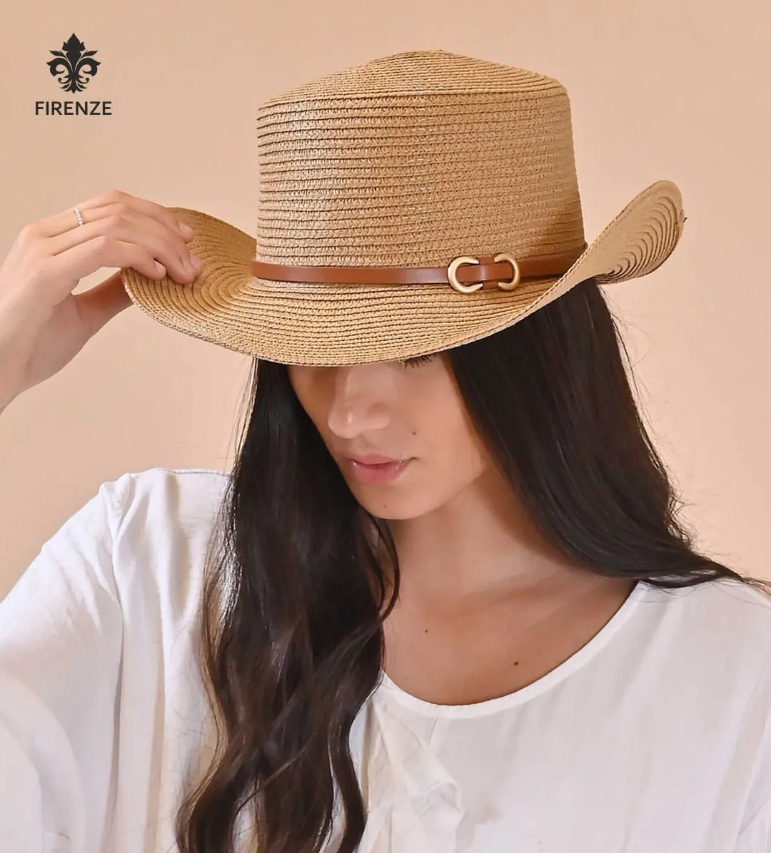 Sombrero clásico de Rafia italiano