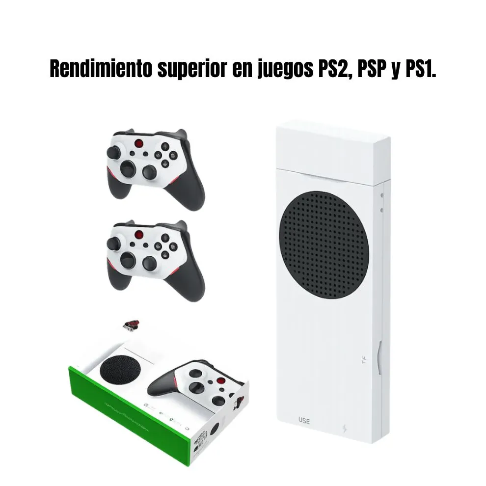 GameStick M88 Plus | Consola Retro 256GB con Emulador PS2 y Mandos Recargables