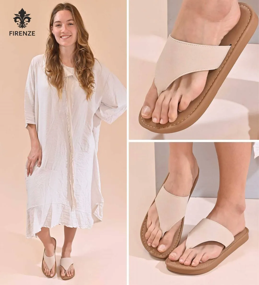 Sandalia Firenze de estilo italiano