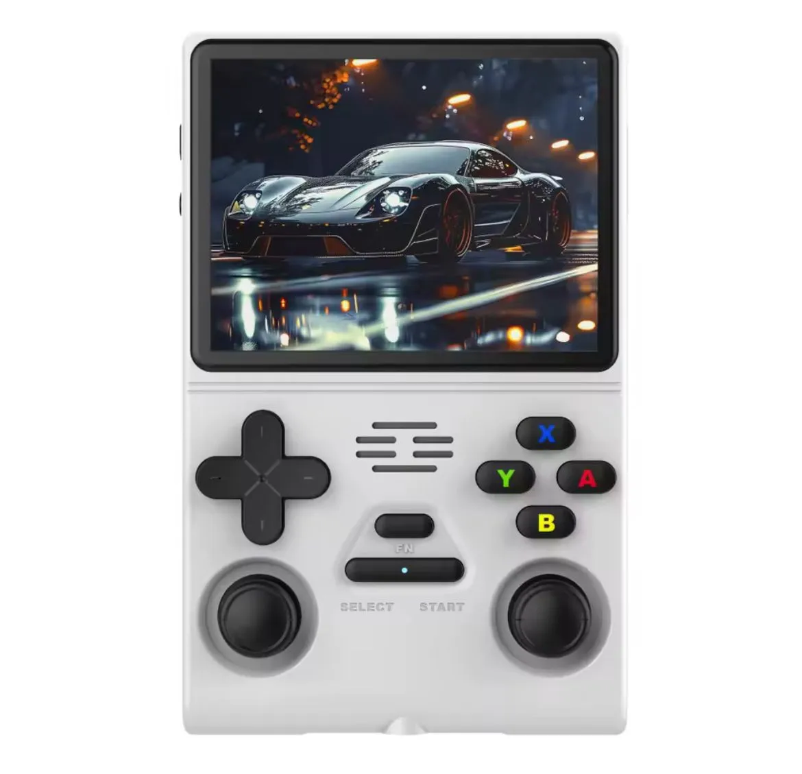 Consola Portátil M37 PRO Blanca – +20.000 Juegos y Emuladores Multiplataforma