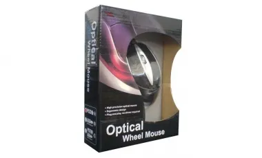Mouse optico Xtreme negro plata USB