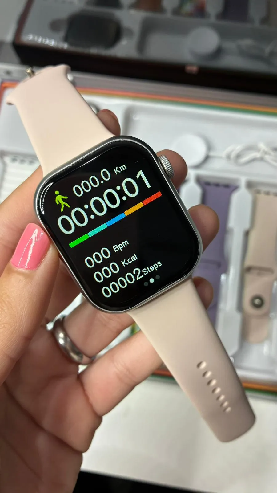 Cofre Smartwatch Serie 10 7 mallas | Llamadas, Salud y Funciones Completas