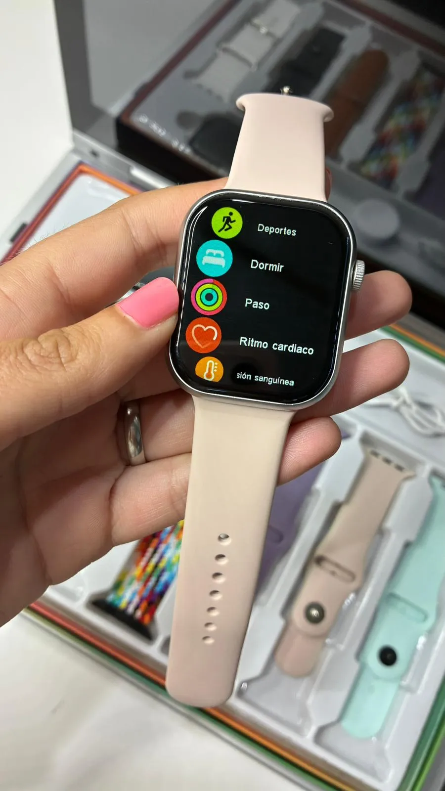 Cofre Smartwatch Serie 10 7 mallas | Llamadas, Salud y Funciones Completas