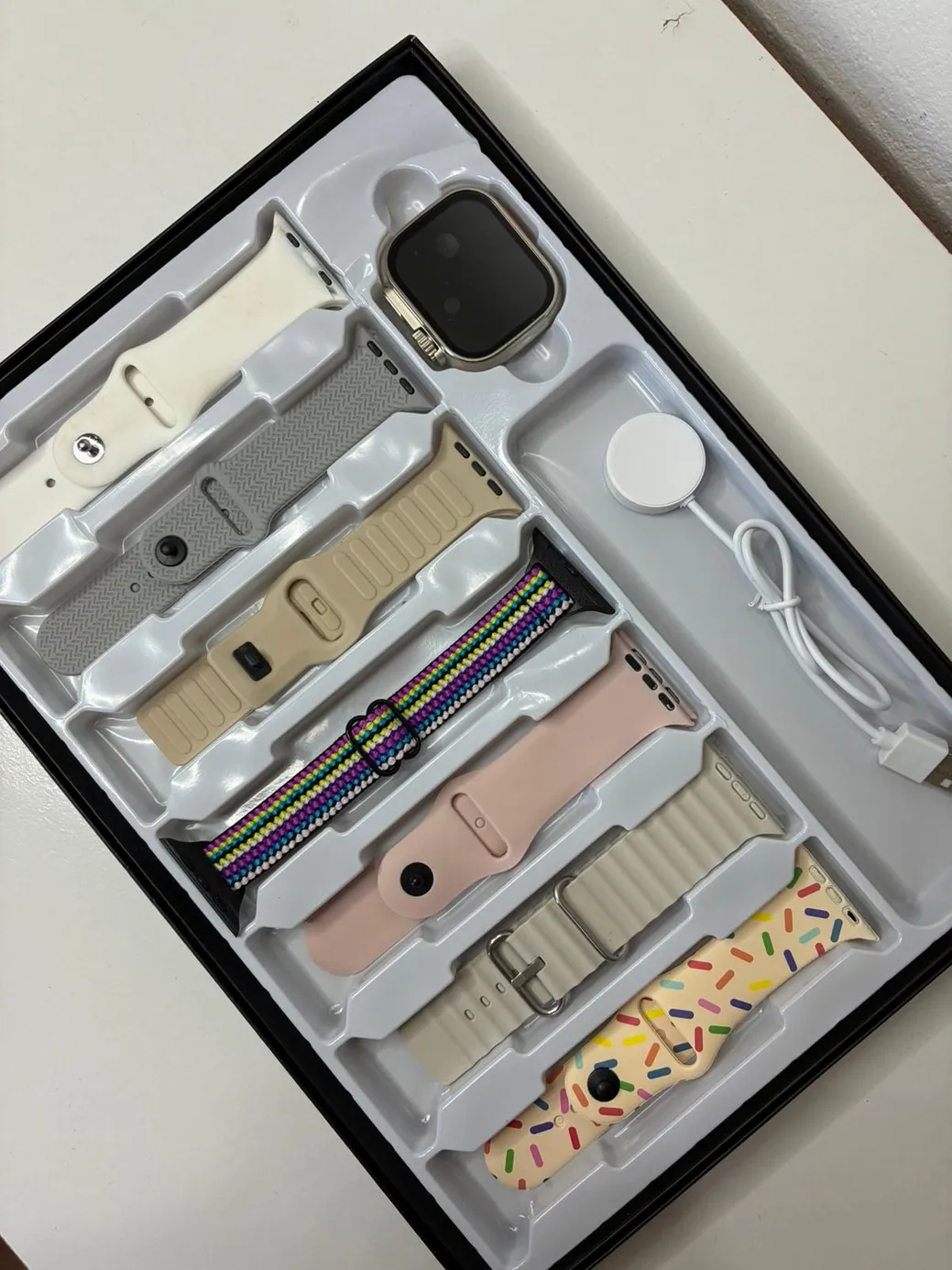 Cofre Smartwatch Ultra con 7 mallas | Llamadas, Salud y Funciones Completas