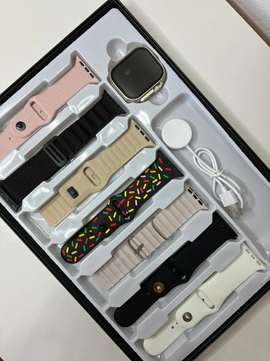 Cofre Smartwatch Ultra con 7 mallas | Llamadas, Salud y Funciones Completas