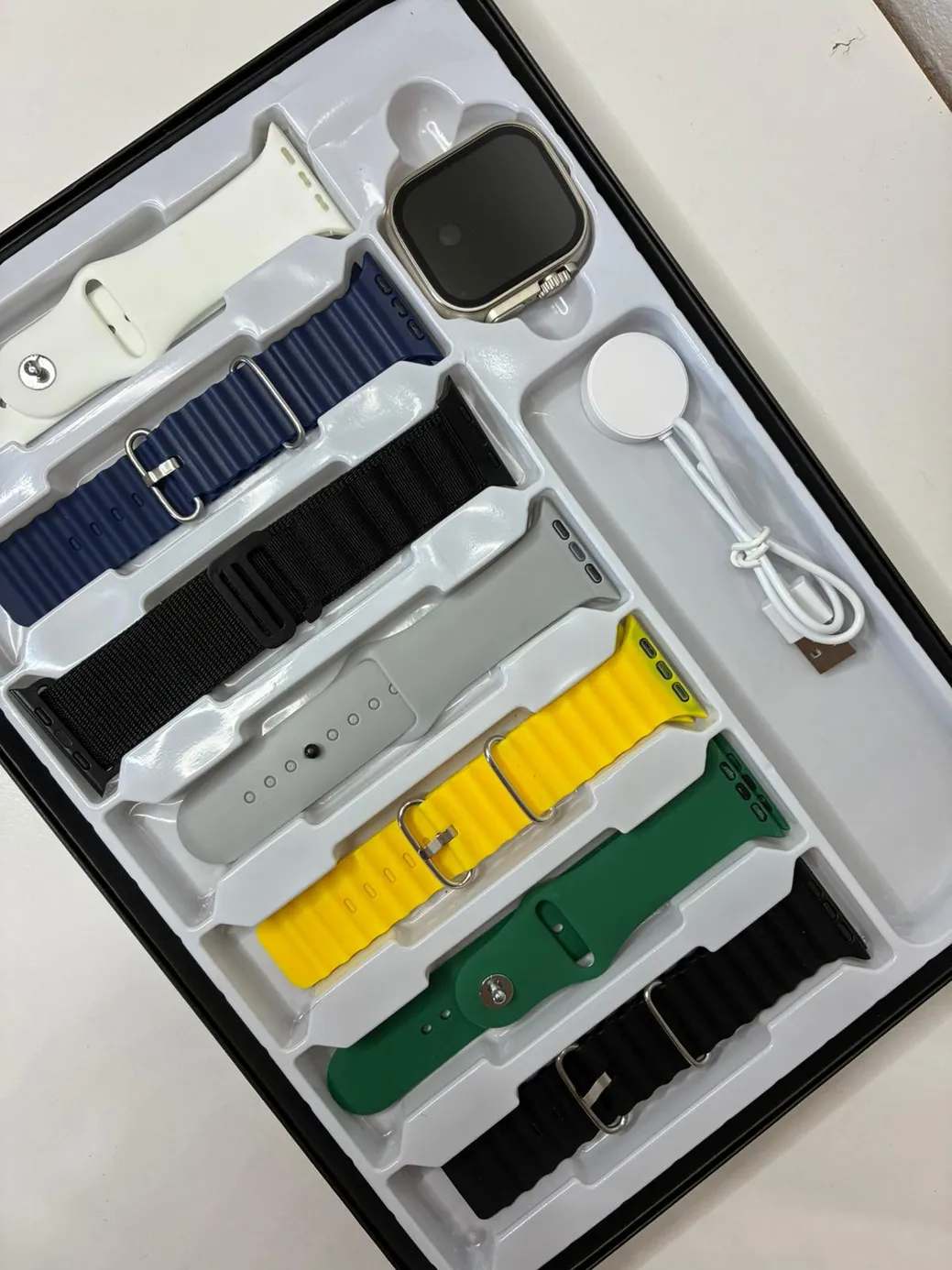 Cofre Smartwatch Ultra con 7 mallas | Llamadas, Salud y Funciones Completas