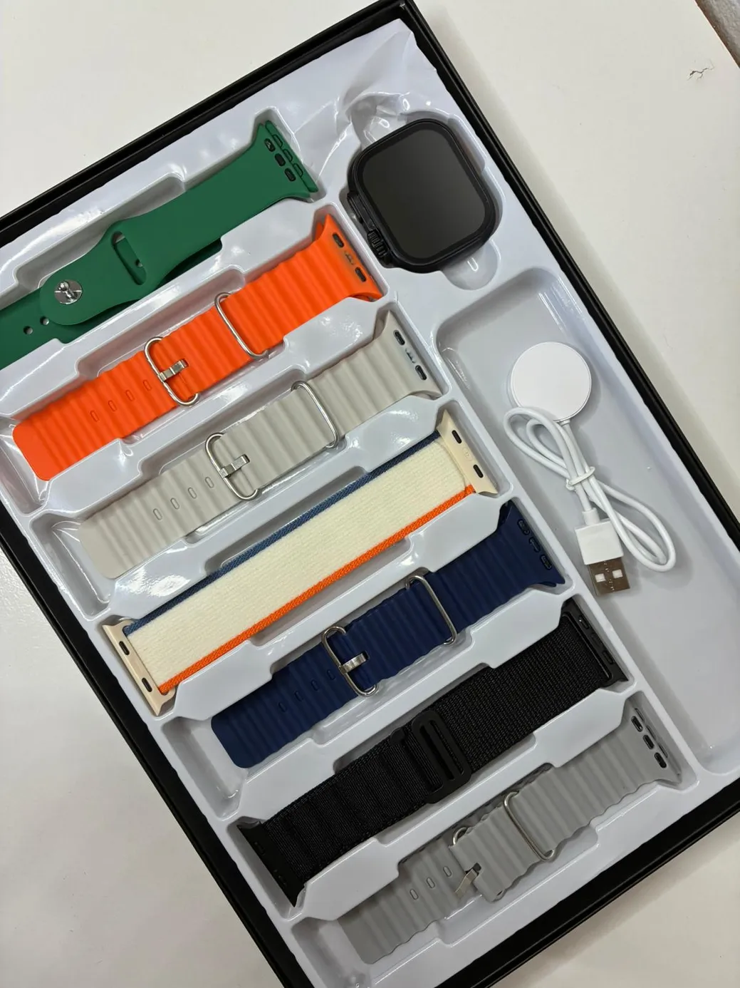 Cofre Smartwatch Ultra con 7 mallas | Llamadas, Salud y Funciones Completas