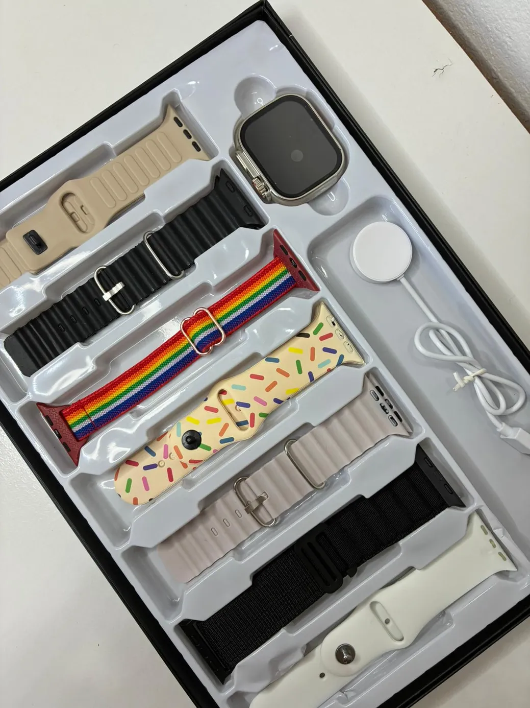 Cofre Smartwatch Ultra con 7 mallas | Llamadas, Salud y Funciones Completas