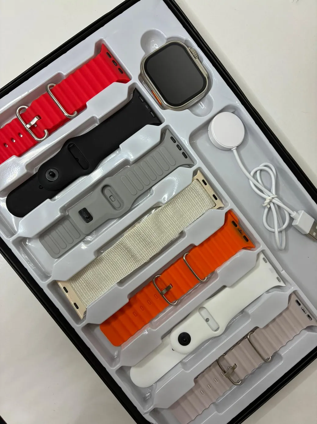 Cofre Smartwatch Ultra con 7 mallas | Llamadas, Salud y Funciones Completas