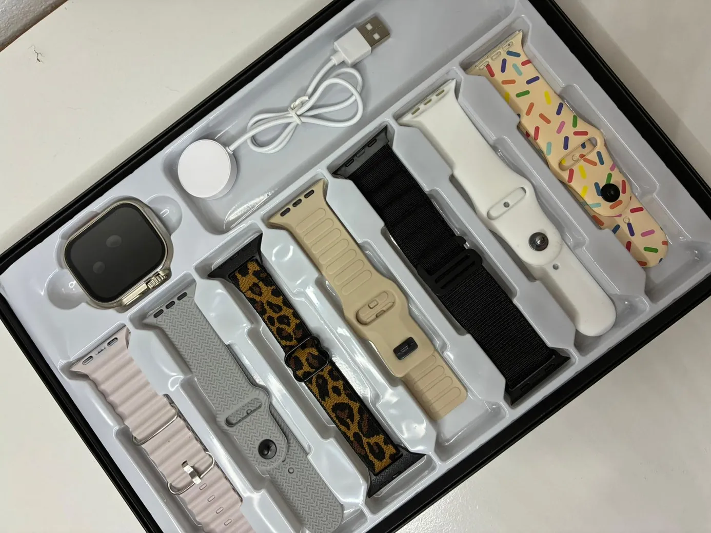 Cofre Smartwatch Ultra con 7 mallas | Llamadas, Salud y Funciones Completas