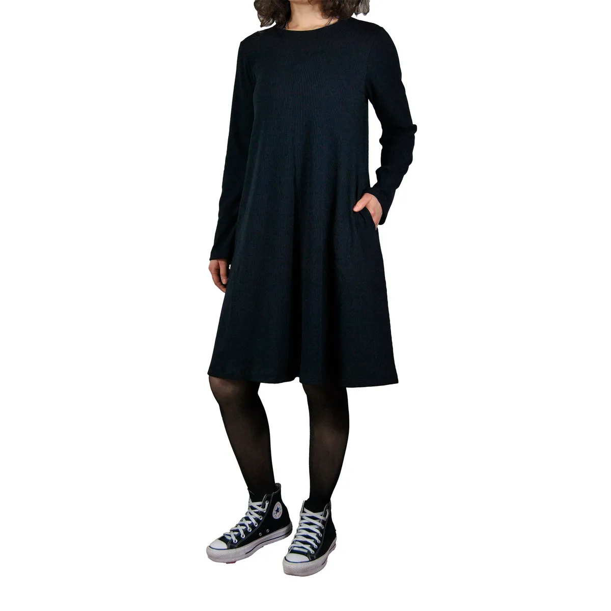 Vestido Midi Suelto Con Bolsillos Morley