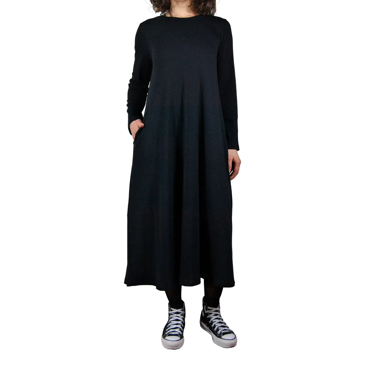 Vestido Maxi Suelto Con Bolsillos Morley