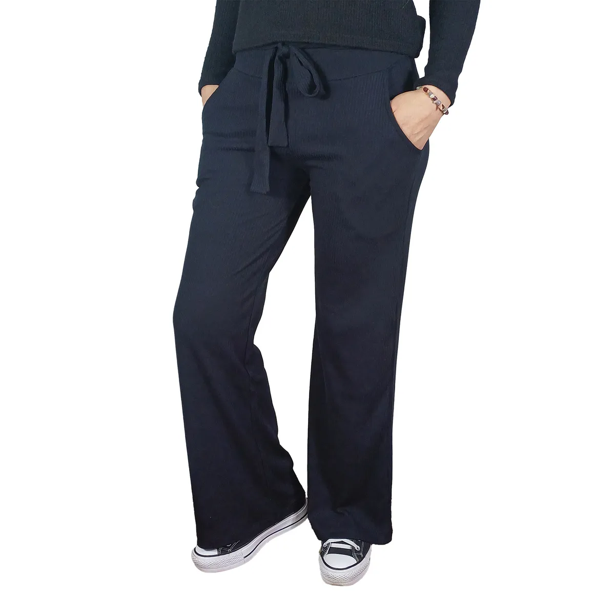 Pantalón Morley Con Lazo y Bolsillos