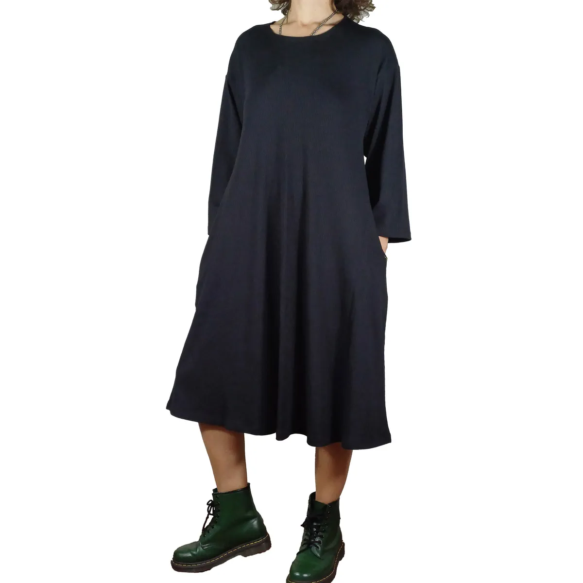 Vestido Midi Manga 7/8 Morley