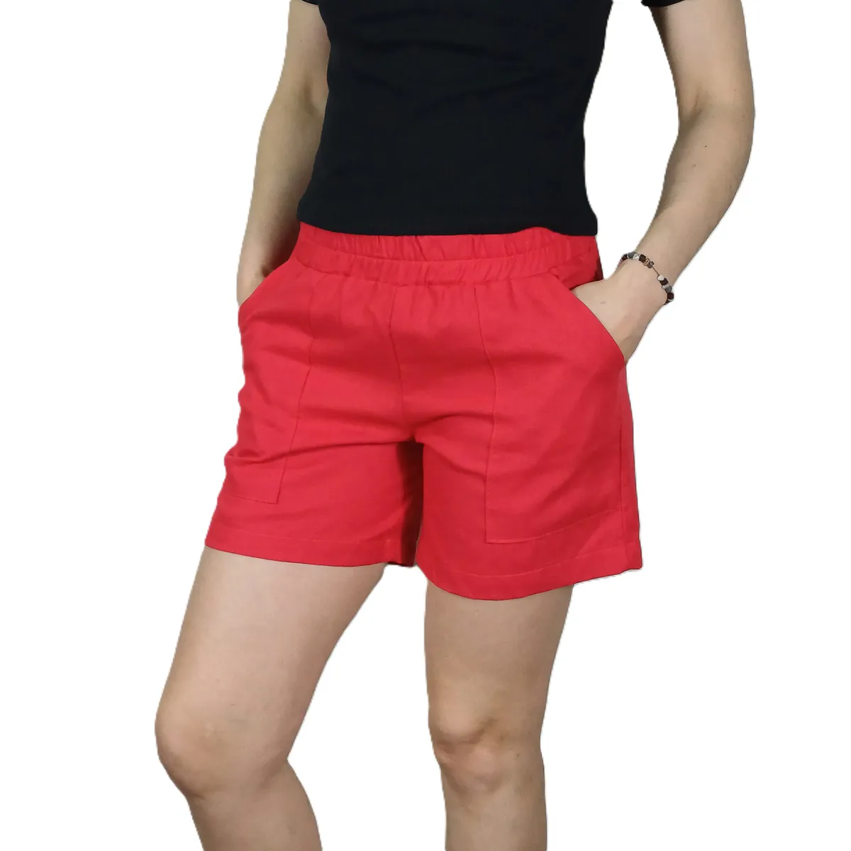 Short Lino con Viscosa