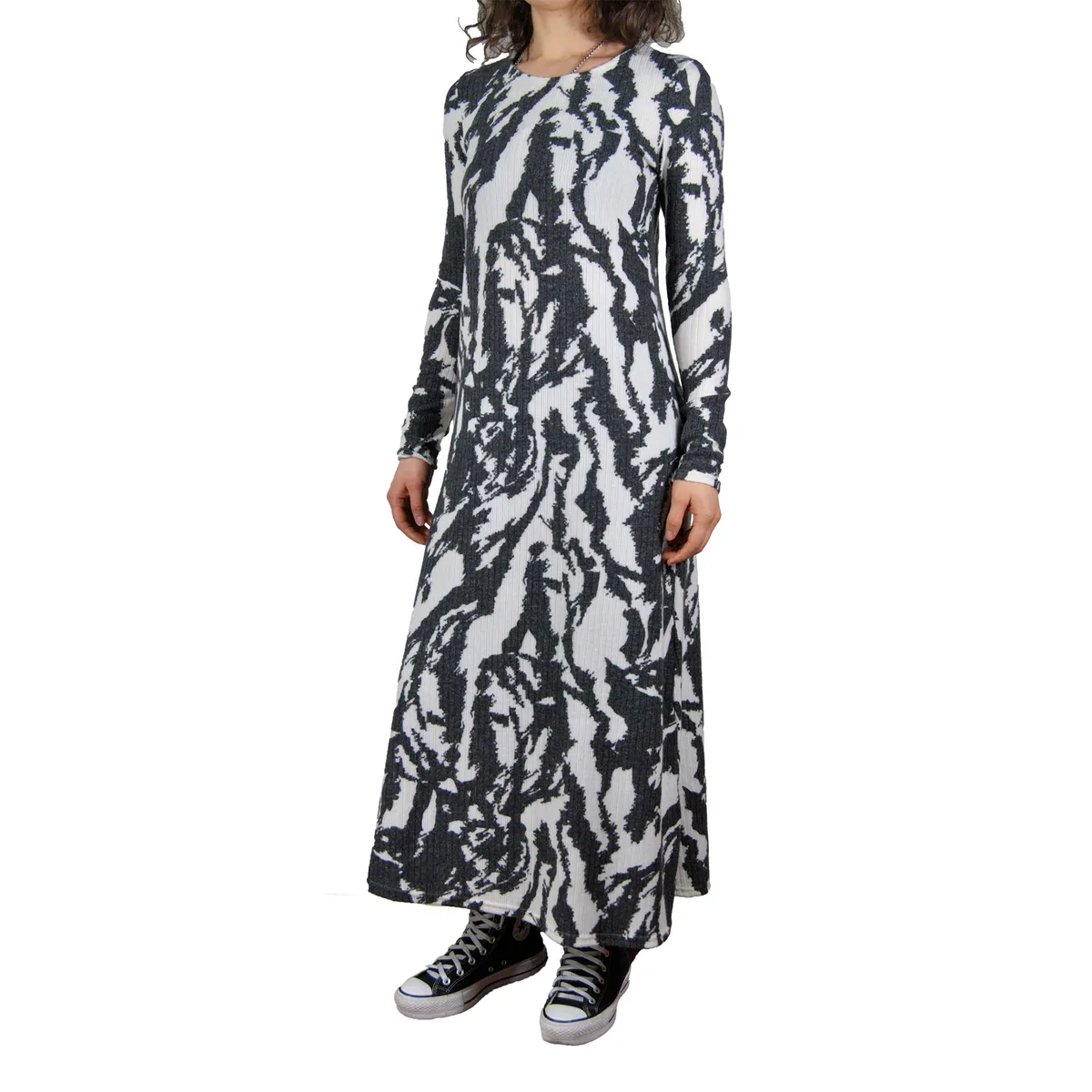 Vestido Manga Larga Maxi Morley Lanilla