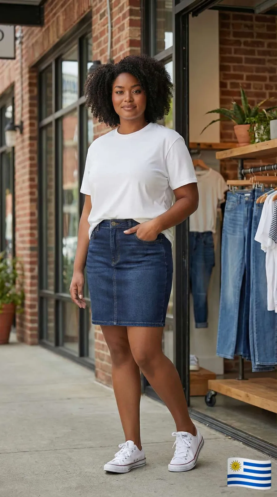 Pollera Montevideo Denim